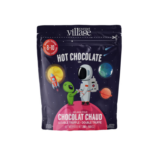 Sachet de chocolat chaud astronaute