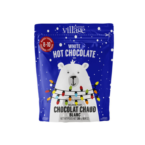 Sachet de chocolat chaud ours polaire